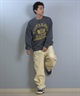 DEAR LAUREL ディアローレル × JACKSON MATISSE ジャクソンマティス トレーナー スウェット メンズ クルーネック カレッジロゴ 裏毛 DL25F-JM1101(BLK-M)