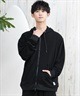 DEAR LAUREL ディアローレル パーカー ジップアップ メンズ 水陸両用 ユーティリティー UVカット セットアップ対応 D25S1201(BLK-M)