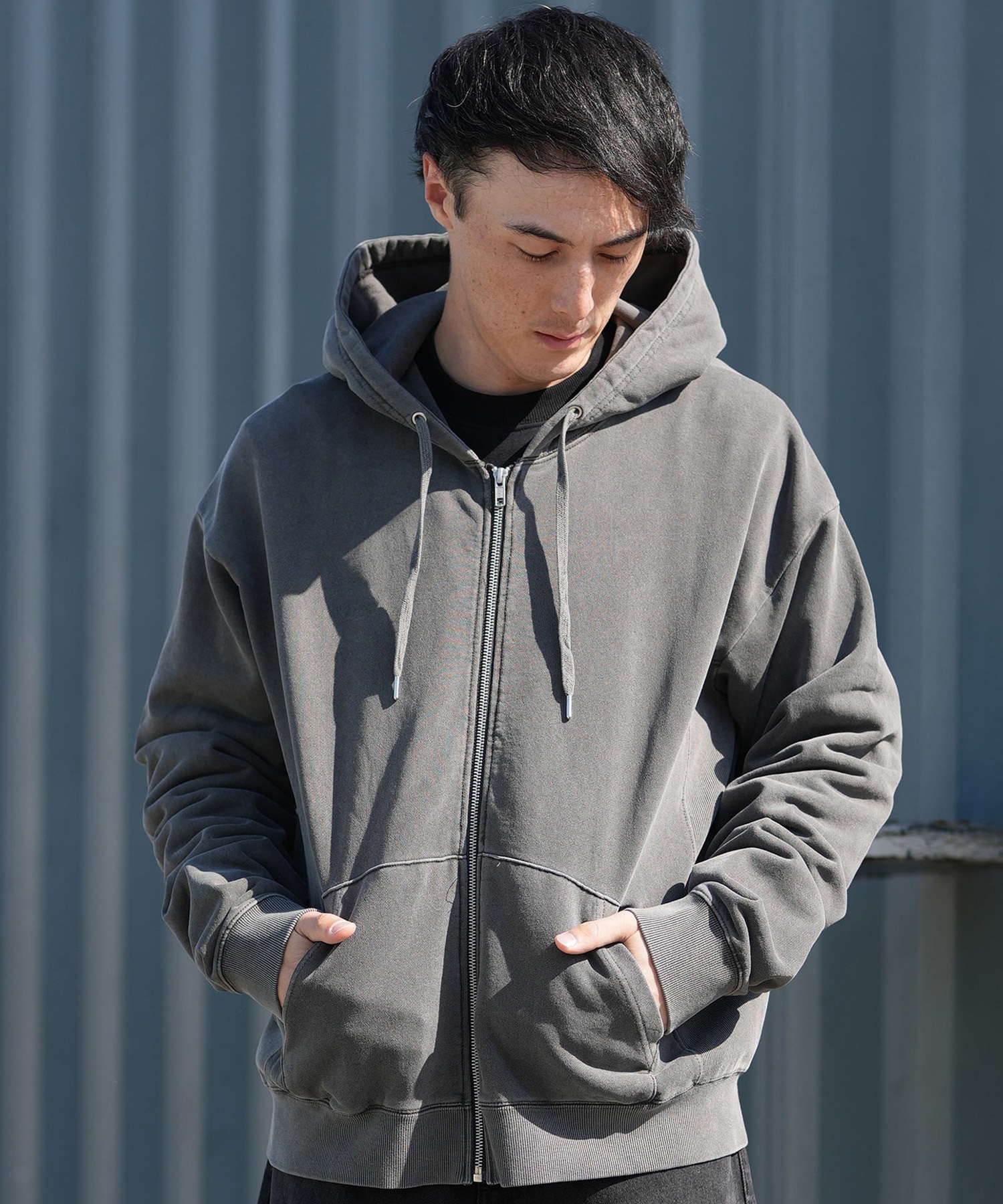 DEAR LAUREL ディアローレル ジップアップ パーカー メンズ バック