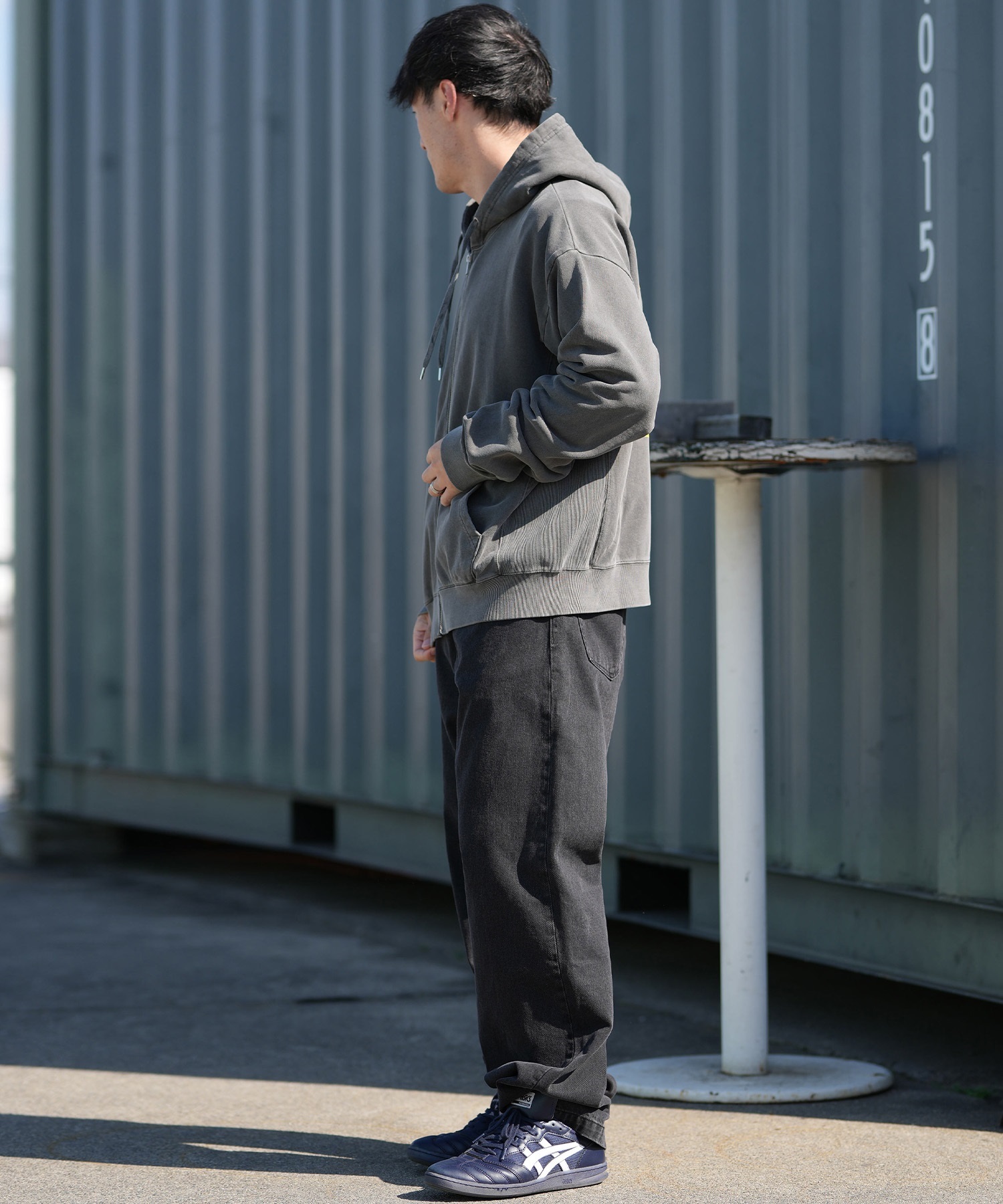 DEAR LAUREL ディアローレル ジップアップ パーカー メンズ バック