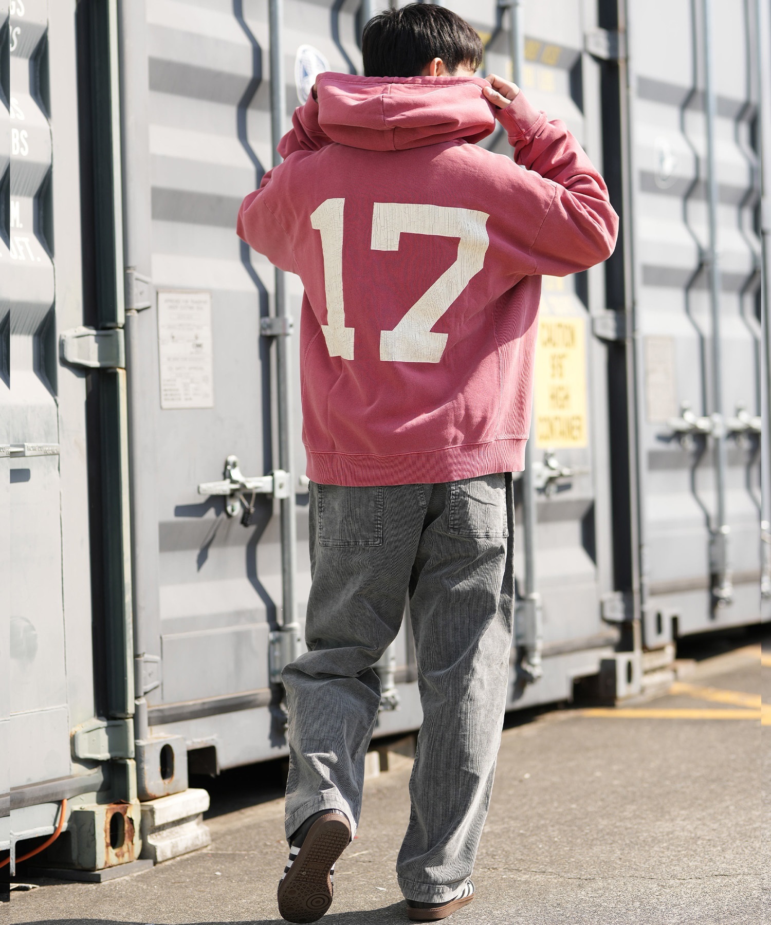 DEAR LAUREL ディアローレル ジップアップ パーカー メンズ バック