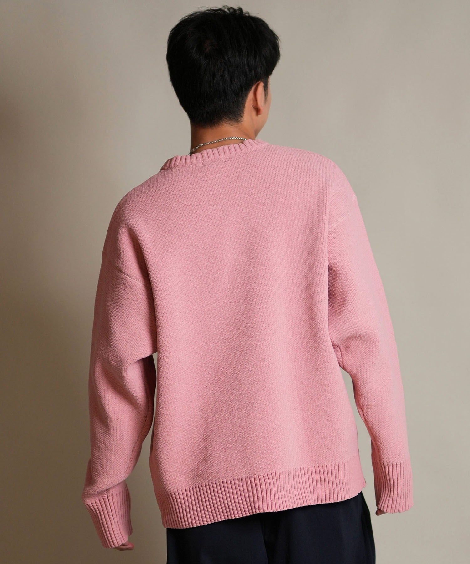 DEAR LAUREL ディアローレル ニット セーター メンズ CREW NECK KNIT