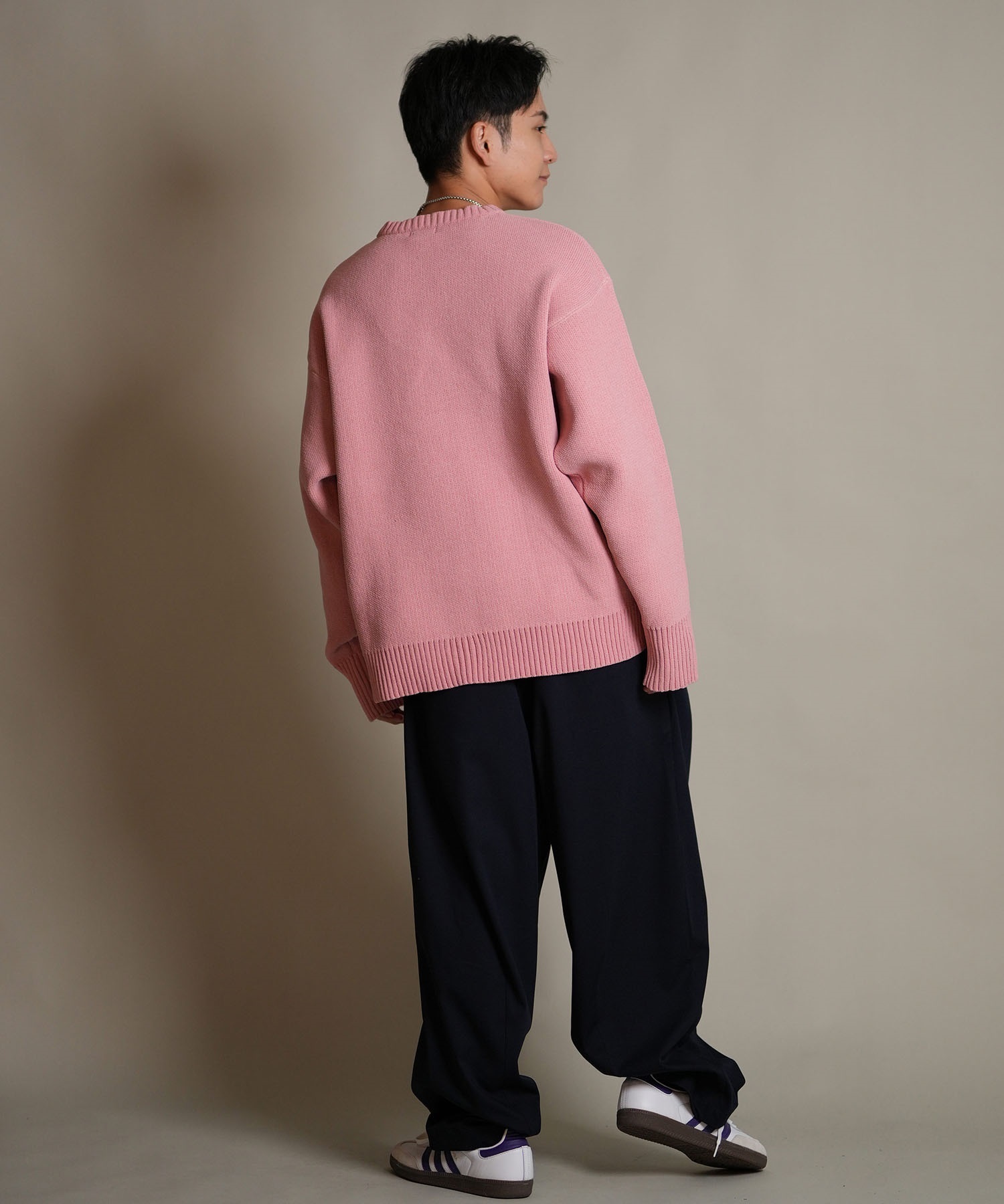 DEAR LAUREL ディアローレル ニット セーター メンズ CREW NECK KNIT