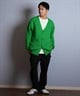 DEAR LAUREL ディアローレル カーディガン ニット セーター メンズ KNIT CARDIGAN D25F-1302(BLK-M)