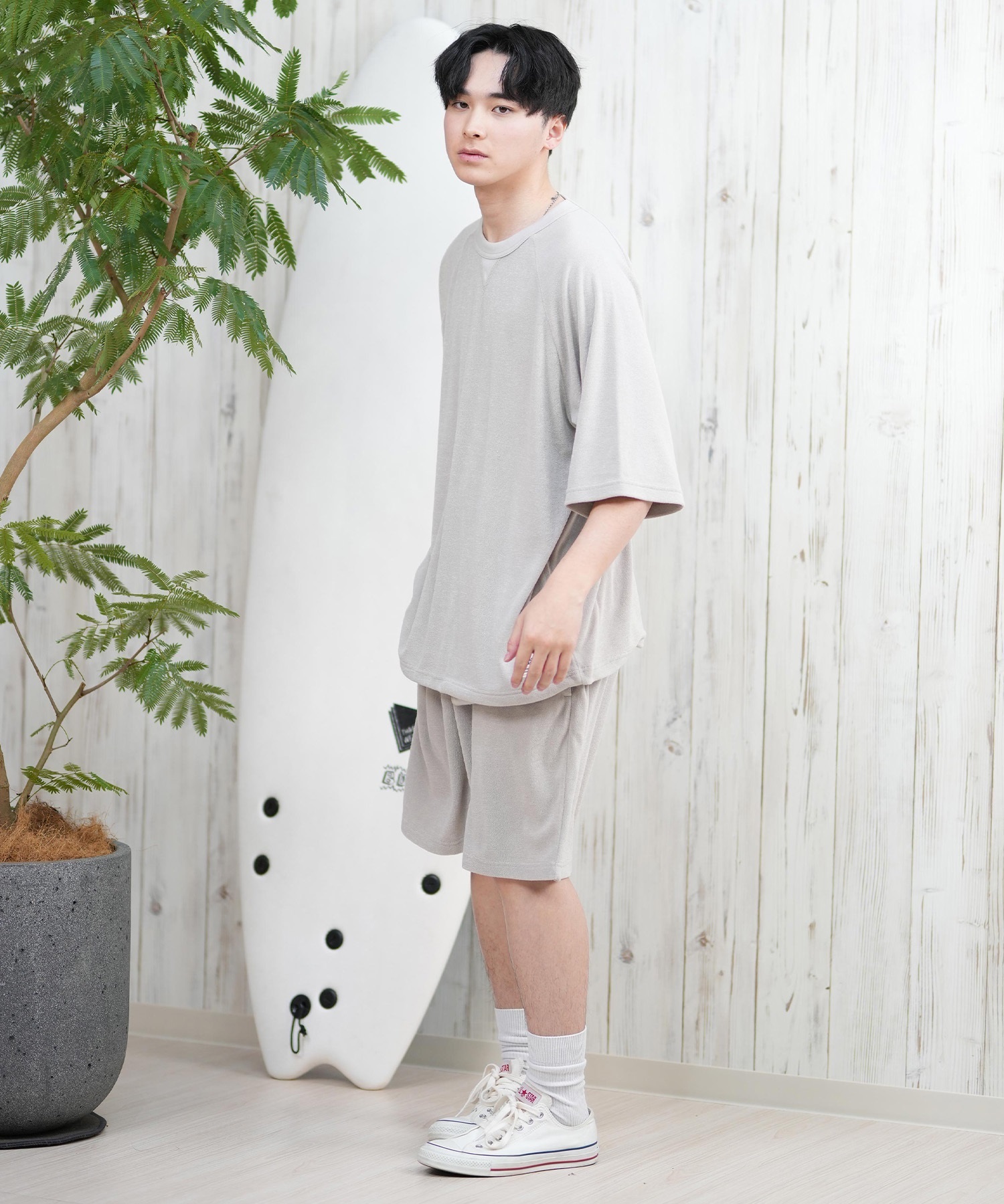 DEAR LAUREL ディアローレル 半袖 Tシャツ メンズ 水陸両用