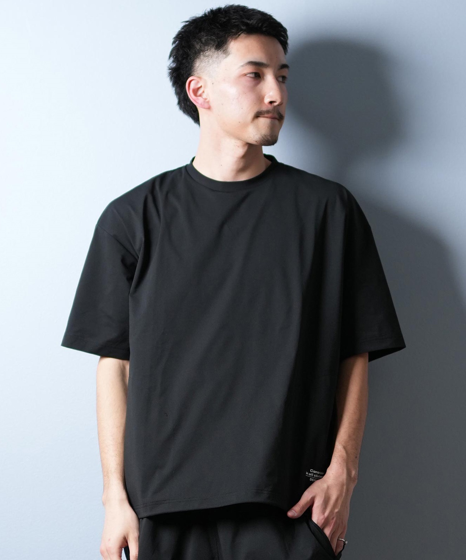 DEAR LAUREL ディアローレル 半袖 Tシャツ メンズ 接触冷感 吸汗速乾 