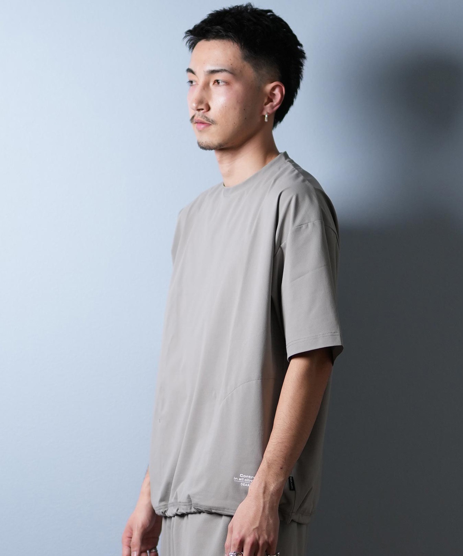 専用 キタニタツヤ オーロラTシャツ ライトグレー L Crepuscular DEAR LAUREL ディアローレル 半袖 Tシャツ メンズ 接触冷感 吸汗速乾