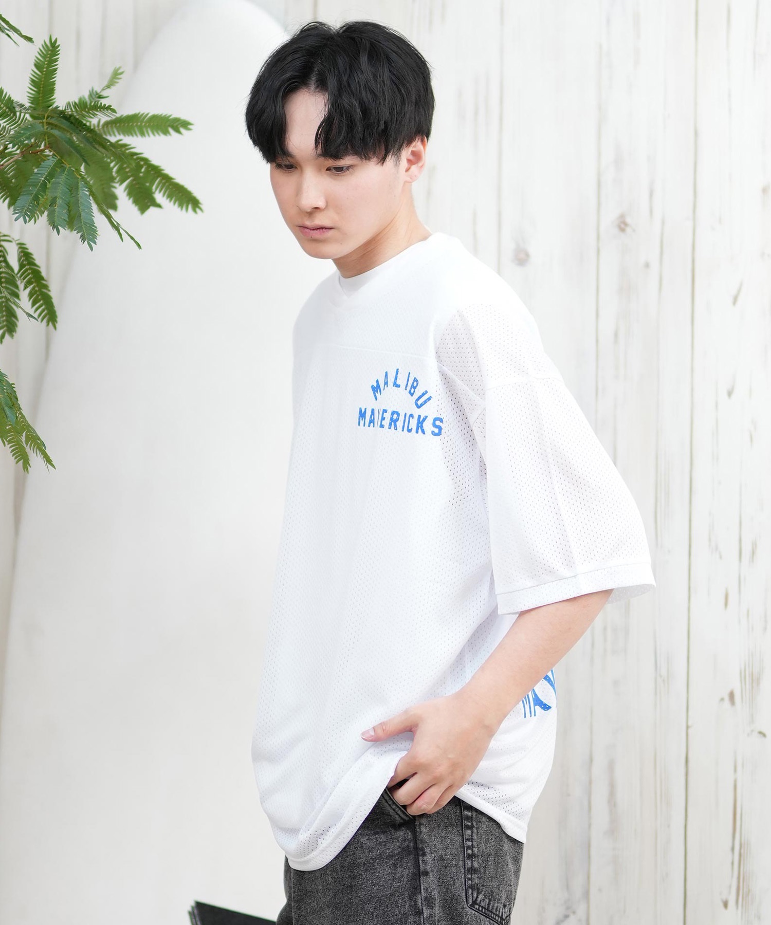 DEAR LAUREL ディアローレル 半袖 Tシャツ メンズ フットボール
