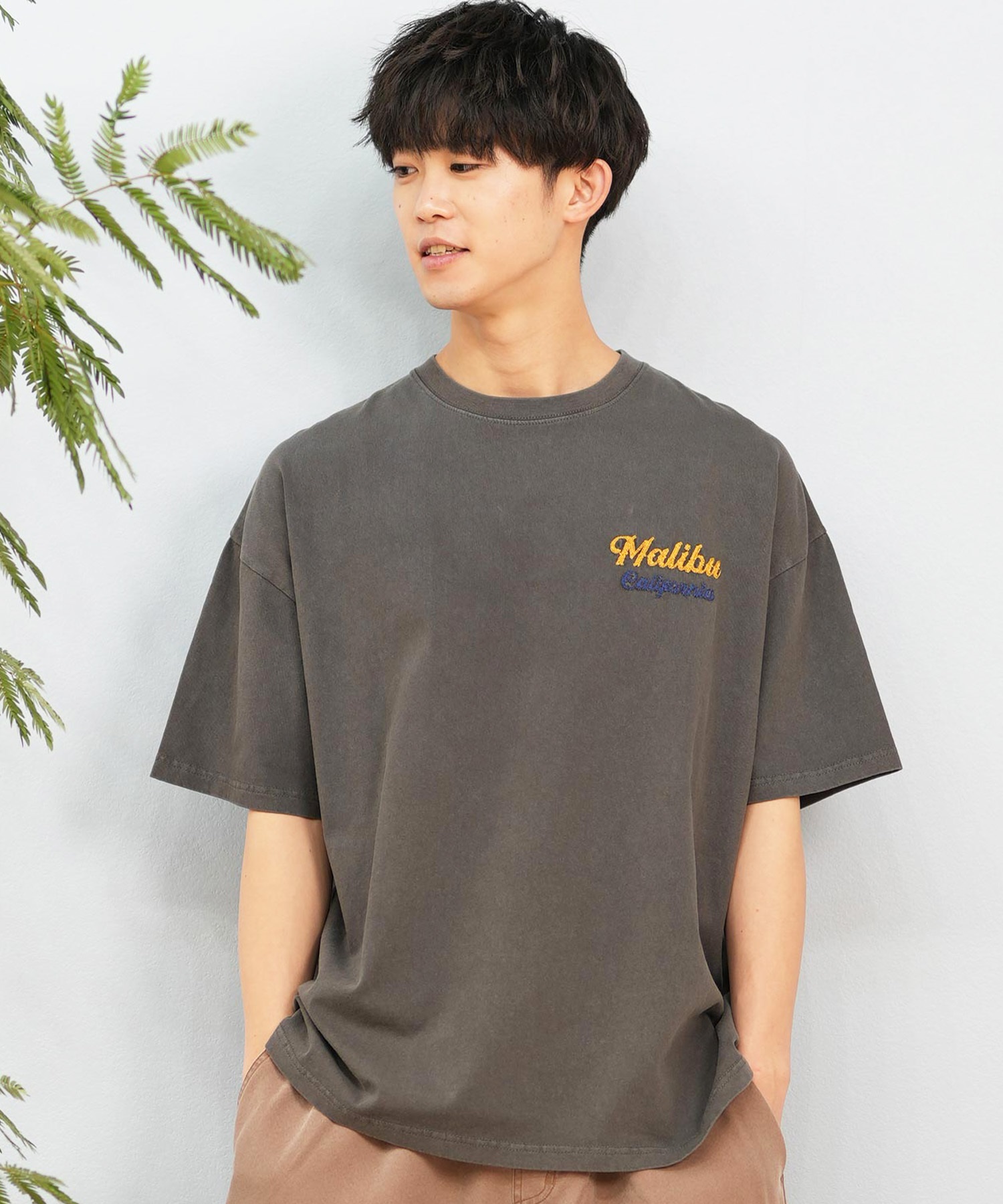 DEAR LAUREL ディアローレル 半袖 Tシャツ メンズ ワンポイント