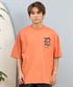DEAR LAUREL ディアローレル 半袖 Tシャツ メンズ 抗菌防臭 UVケア 接触冷感 CAL PATCH TEE D25S2105(WHT-M)