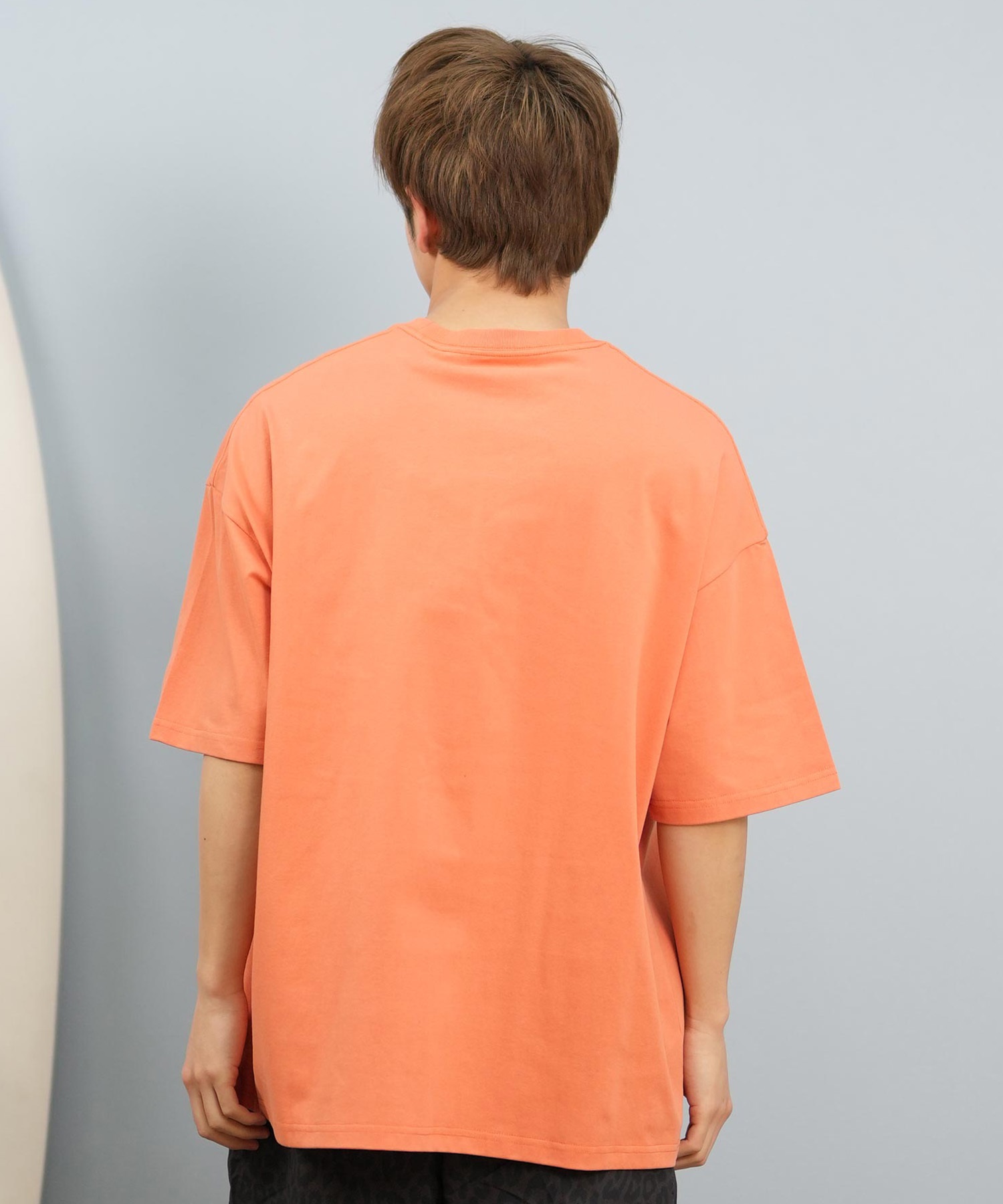DEAR LAUREL ディアローレル 半袖 Tシャツ メンズ 抗菌防臭 UVケア 接触冷感 CAL PATCH TEE D25S2105(WHT-M)