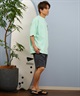 DEAR LAUREL ディアローレル 半袖 Tシャツ メンズ 抗菌防臭 UVケア 接触冷感 CAL PATCH TEE D25S2105(WHT-M)