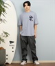 DEAR LAUREL ディアローレル 半袖 Tシャツ メンズ 抗菌防臭 UVケア 接触冷感 CAL PATCH TEE D25S2105(WHT-M)