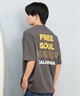 DEAR LAUREL ディアローレル 半袖 Tシャツ メンズ バックプリント 抗菌防臭 UVケア 接触冷感 CAL MESSAGE TEE D25S2107(WHT-M)