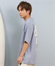 DEAR LAUREL ディアローレル 半袖 Tシャツ メンズ バックプリント 抗菌防臭 UVケア 接触冷感 CAL MESSAGE TEE D25S2107(WHT-M)