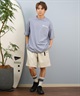 DEAR LAUREL ディアローレル 半袖 Tシャツ メンズ バックプリント 抗菌防臭 UVケア 接触冷感 CAL MESSAGE TEE D25S2107(WHT-M)