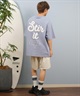 DEAR LAUREL ディアローレル 半袖 Tシャツ メンズ バックプリント 抗菌防臭 UVケア 接触冷感 CAL MESSAGE TEE D25S2107(WHT-M)