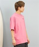 DEAR LAUREL ディアローレル 半袖 Tシャツ メンズ バックプリント 抗菌防臭 UVケア 接触冷感 CAL MESSAGE TEE D25S2107(WHT-M)