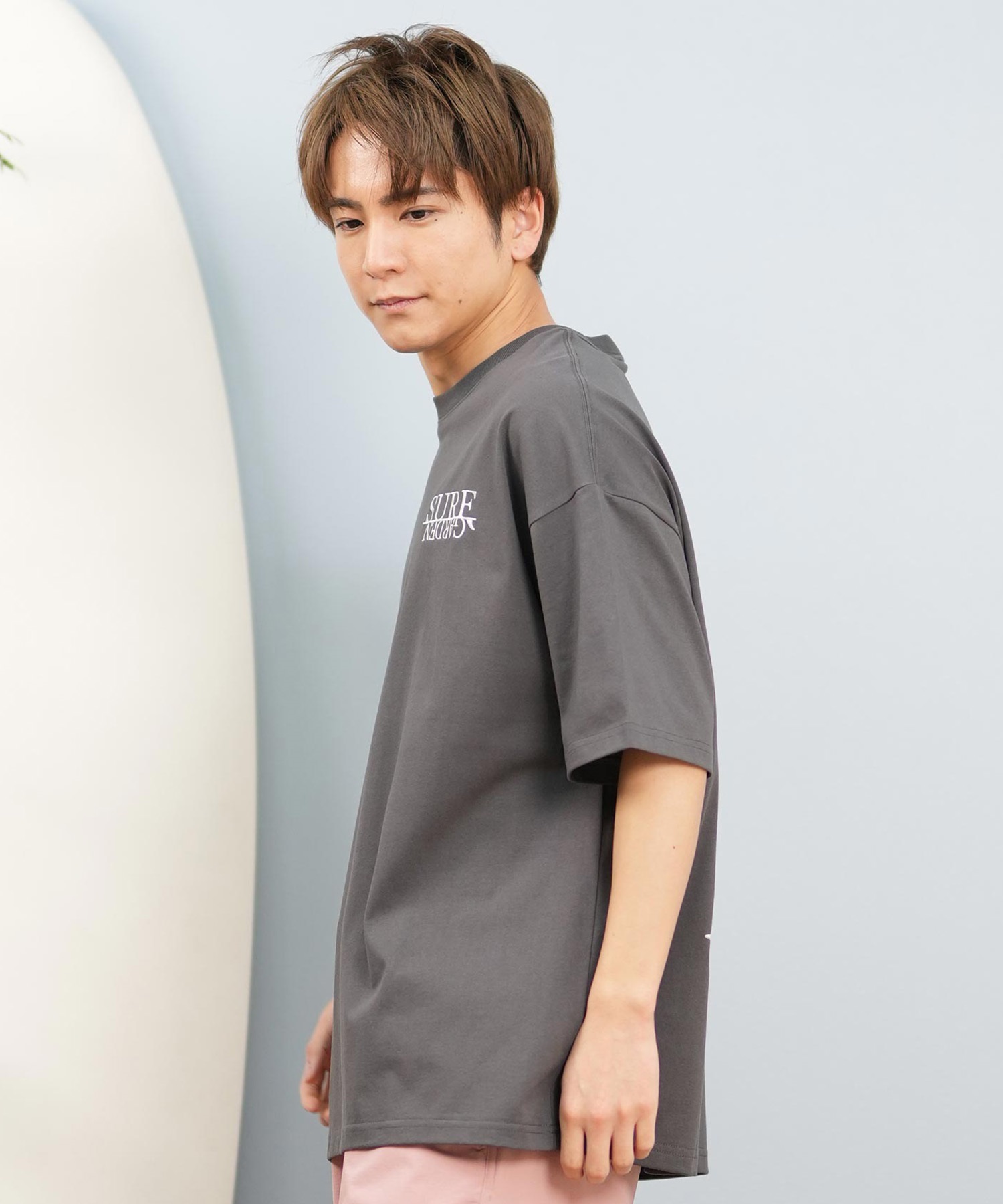 DEAR LAUREL ディアローレル 半袖 Tシャツ メンズ バックプリント 抗菌