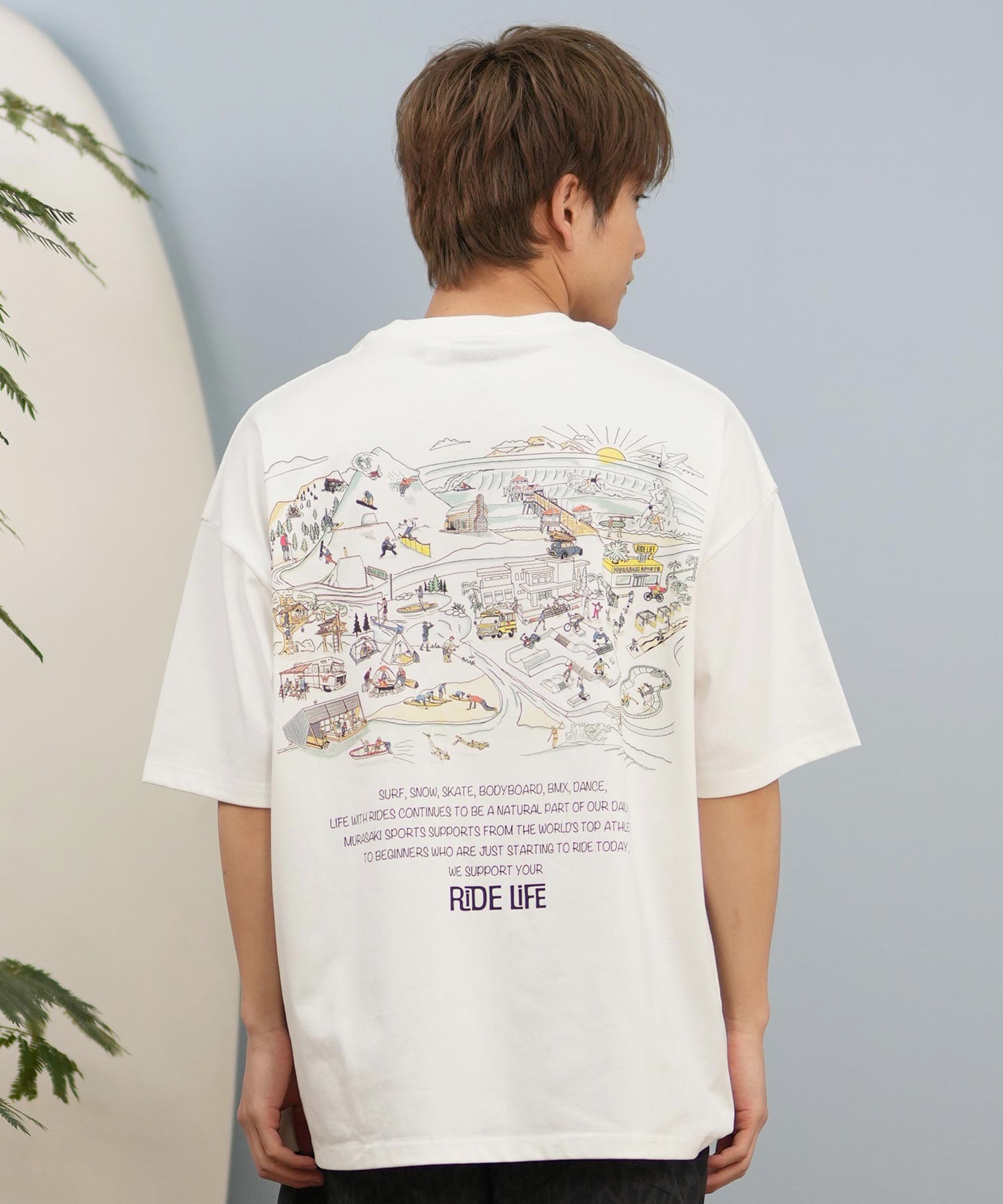 DEAR LAUREL ディアローレル 半袖 Tシャツ メンズ バック