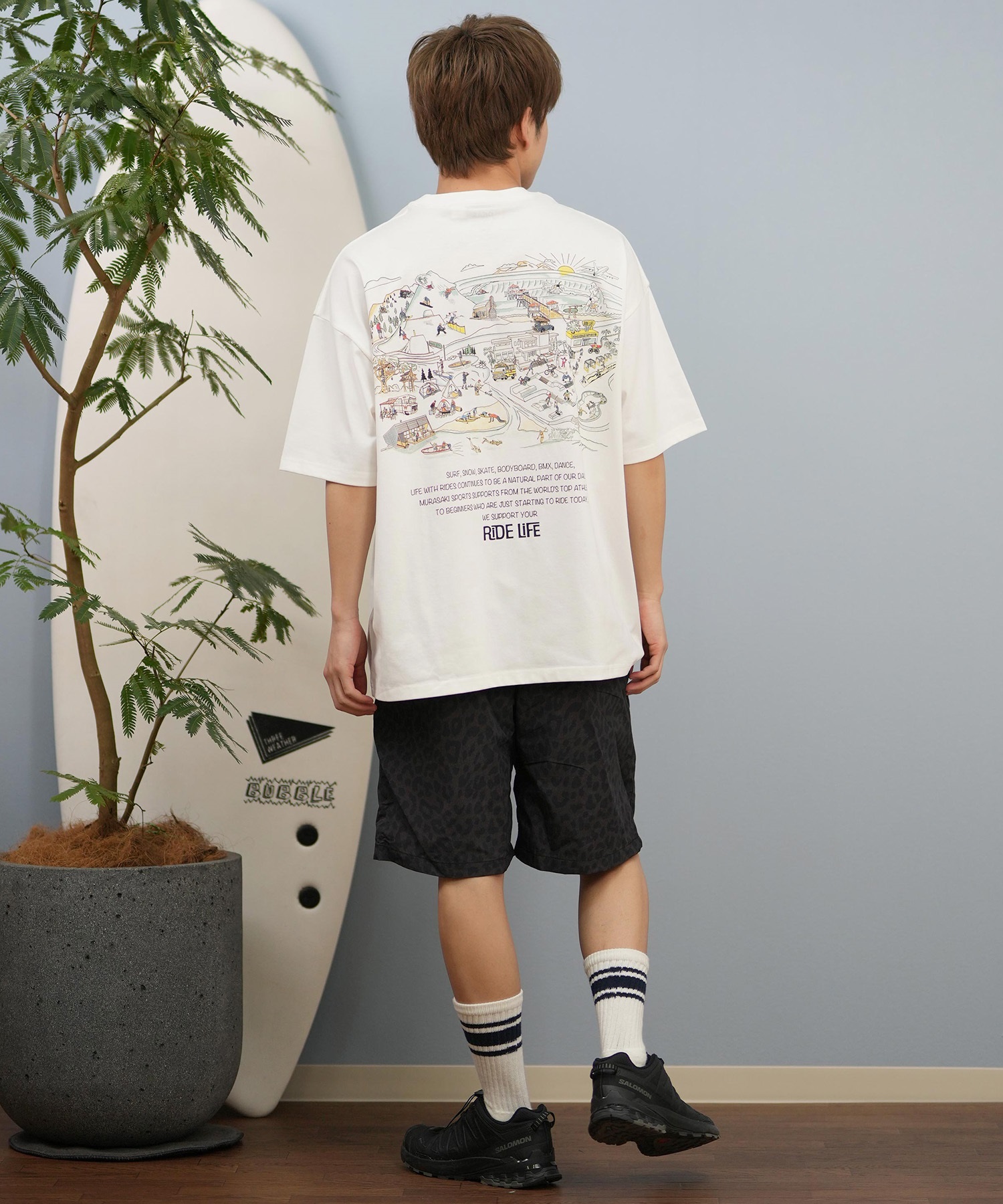 DEAR LAUREL ディアローレル 半袖 Tシャツ メンズ バック
