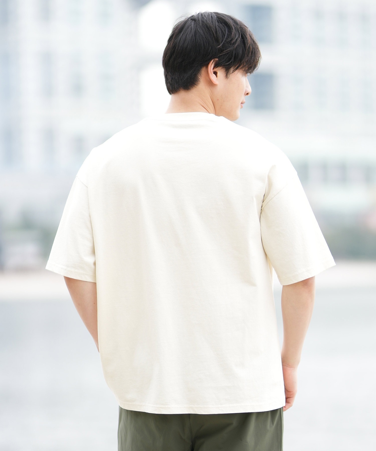 DEAR LAUREL ディアローレル 半袖 Tシャツ メンズ フロントプリント ヴィンテージ風 JM SANTA MONICA DL25S-JM01(OFF-M)