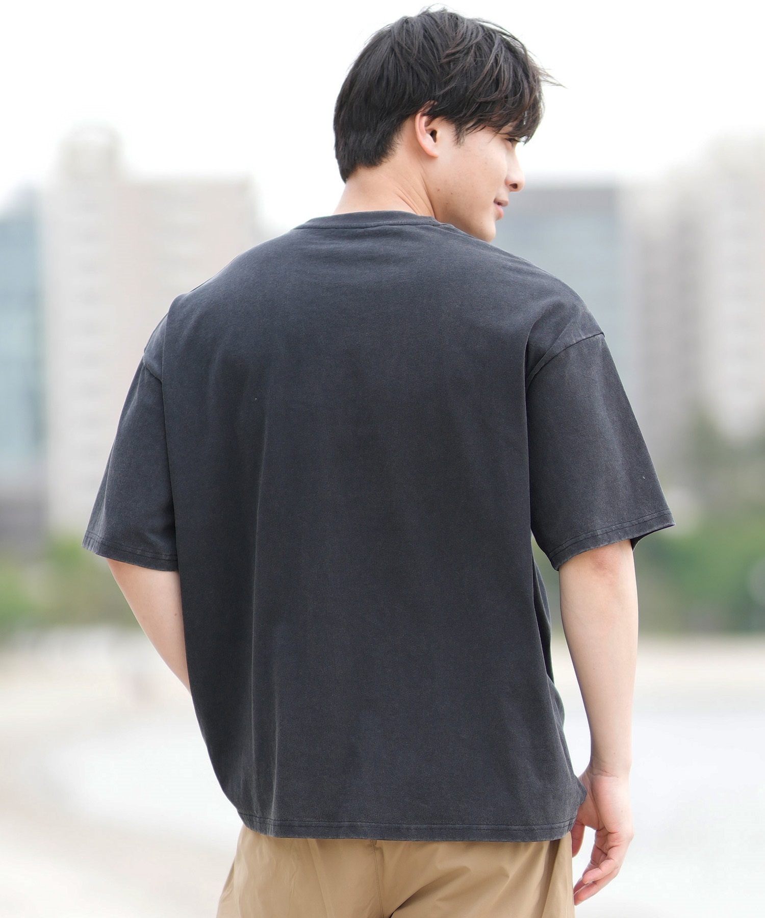 DEAR LAUREL ディアローレル 半袖 Tシャツ メンズ フロントプリント ヴィンテージ風 JM SANTA MONICA DL25S-JM01(OFF-M)