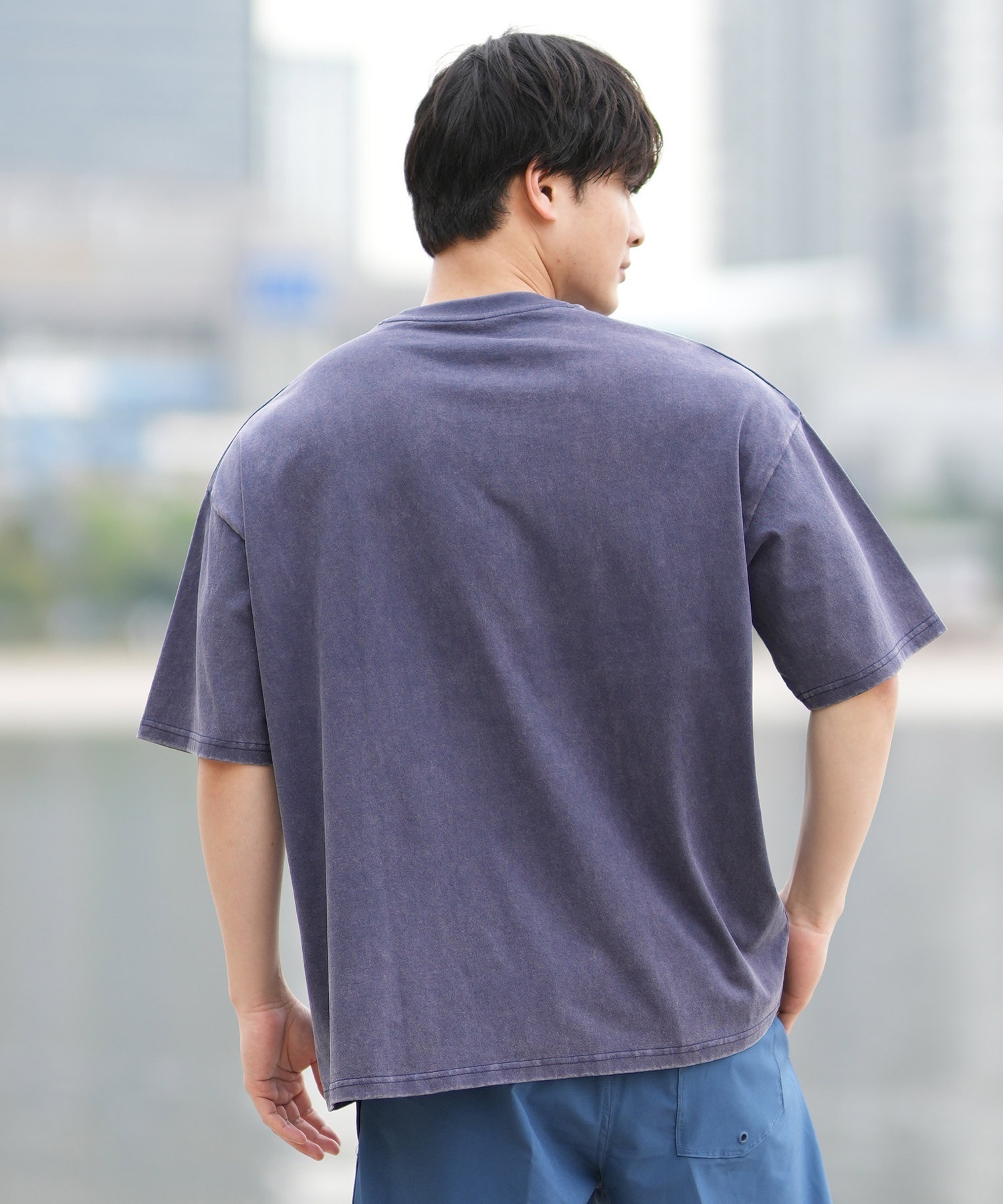 DEAR LAUREL ディアローレル 半袖 Tシャツ メンズ フロントプリント ヴィンテージ風 JM SANTA MONICA DL25S-JM01(OFF-M)