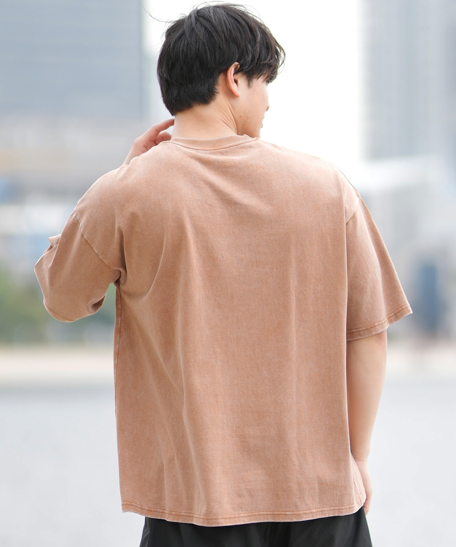 DEAR LAUREL ディアローレル 半袖 Tシャツ メンズ フロントプリント ヴィンテージ風 JM SANTA MONICA DL25S-JM01(OFF-M)