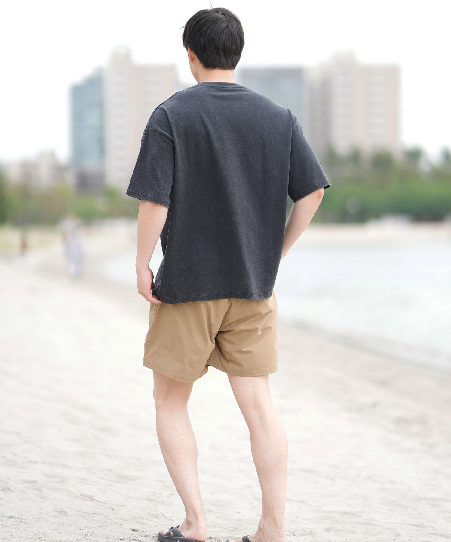 DEAR LAUREL ディアローレル 半袖 Tシャツ メンズ フロントプリント ヴィンテージ風 JM SANTA MONICA DL25S-JM01(OFF-M)