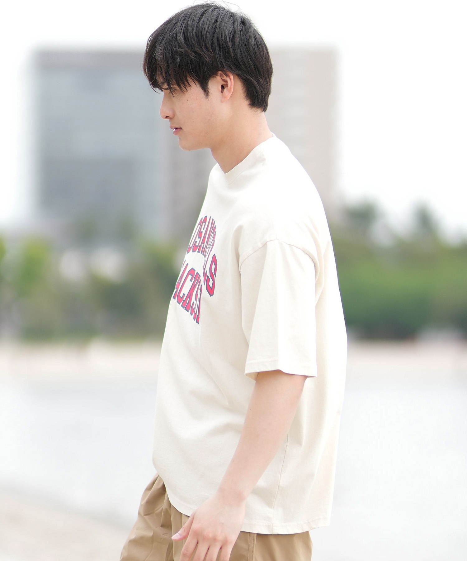 DEAR LAUREL ディアローレル 半袖 Tシャツ メンズ フロントプリント ヴィンテージ風 JM LA JACSON DL25S-JM02(CHA-M)
