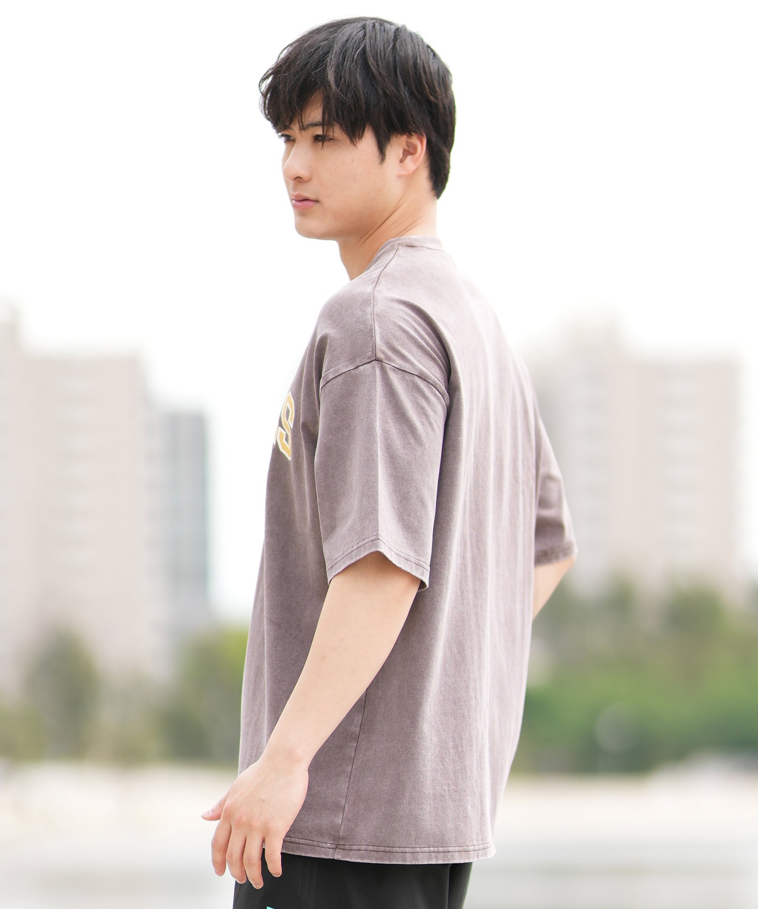 DEAR LAUREL ディアローレル 半袖 Tシャツ メンズ フロントプリント ヴィンテージ風 JM LA JACSON DL25S-JM02(CHA-M)