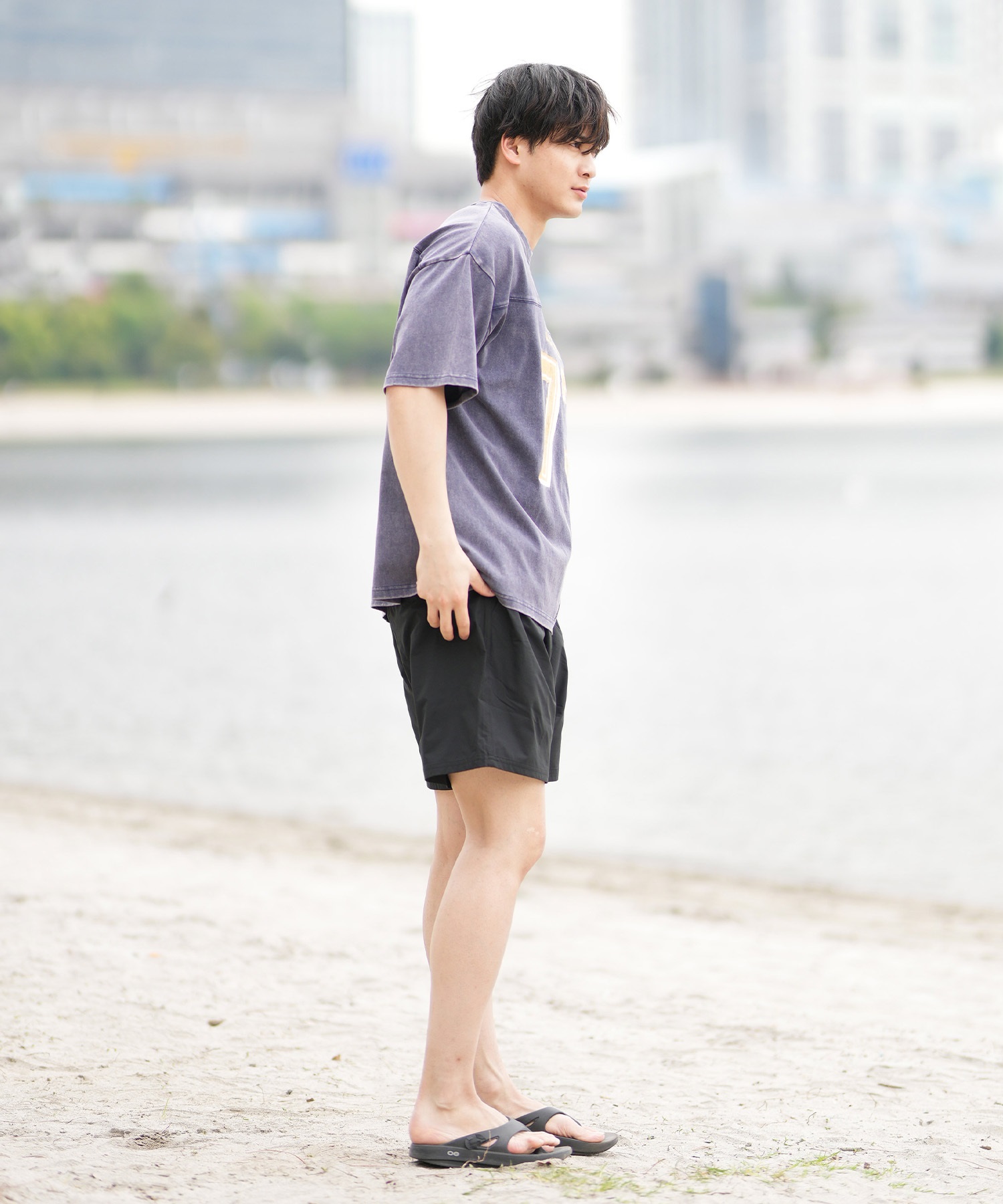 DEAR LAUREL ディアローレル 半袖 Tシャツ メンズ バックプリント ヴィンテージ風 JM FOOTBALL TEE DL25S-JM05(OFF-M)