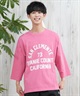 DEAR LAUREL ディアローレル 長袖 Tシャツ メンズ 七分袖 ロンT フロントプリント CAL 3 4 SLEEVE TEE D25S2200(WHT-M)