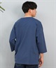 DEAR LAUREL ディアローレル 長袖 Tシャツ メンズ 七分袖 ロンT フロントプリント CAL 3 4 SLEEVE TEE D25S2200(WHT-M)