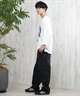 DEAR LAUREL ディアローレル 長袖 Tシャツ メンズ 七分袖 ロンT フロントプリント CAL 3 4 SLEEVE TEE D25S2200(WHT-M)