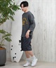 DEAR LAUREL ディアローレル 長袖 Tシャツ メンズ 七分袖 ロンT フロントプリント CAL 3 4 SLEEVE TEE D25S2200(WHT-M)