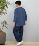 DEAR LAUREL ディアローレル 長袖 Tシャツ メンズ 七分袖 ロンT フロントプリント CAL 3 4 SLEEVE TEE D25S2200(WHT-M)