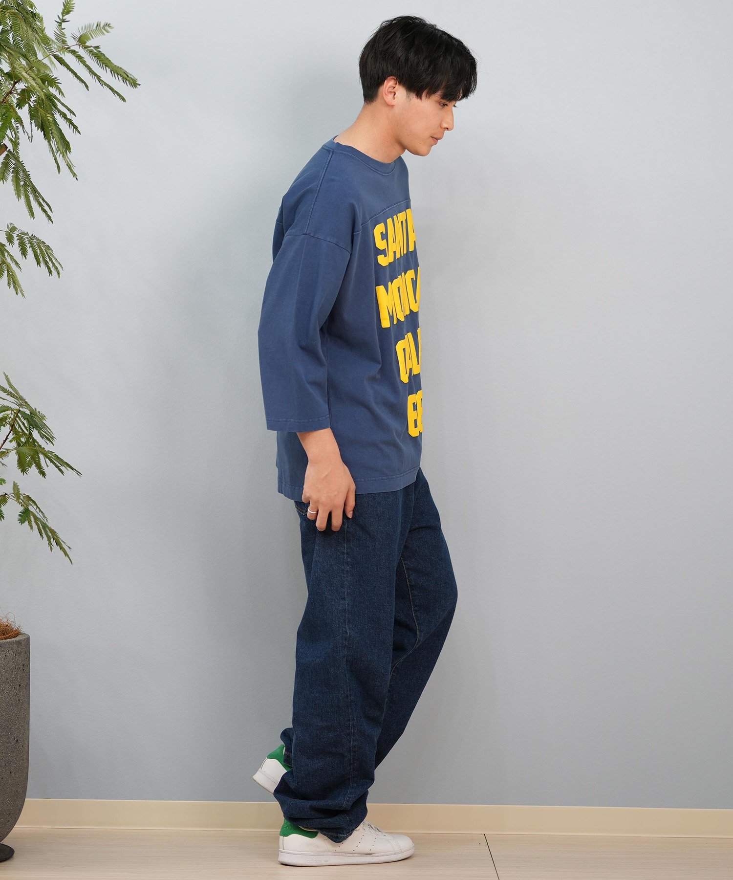 DEAR LAUREL ディアローレル 長袖 Tシャツ メンズ 七分袖 ロンT