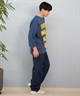 DEAR LAUREL ディアローレル 長袖 Tシャツ メンズ 七分袖 ロンT フロントプリント CAL 3 4 SLEEVE TEE D25S2200(WHT-M)