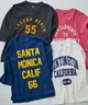 DEAR LAUREL ディアローレル 長袖 Tシャツ メンズ 七分袖 ロンT フロントプリント CAL 3 4 SLEEVE TEE D25S2200(WHT-M)