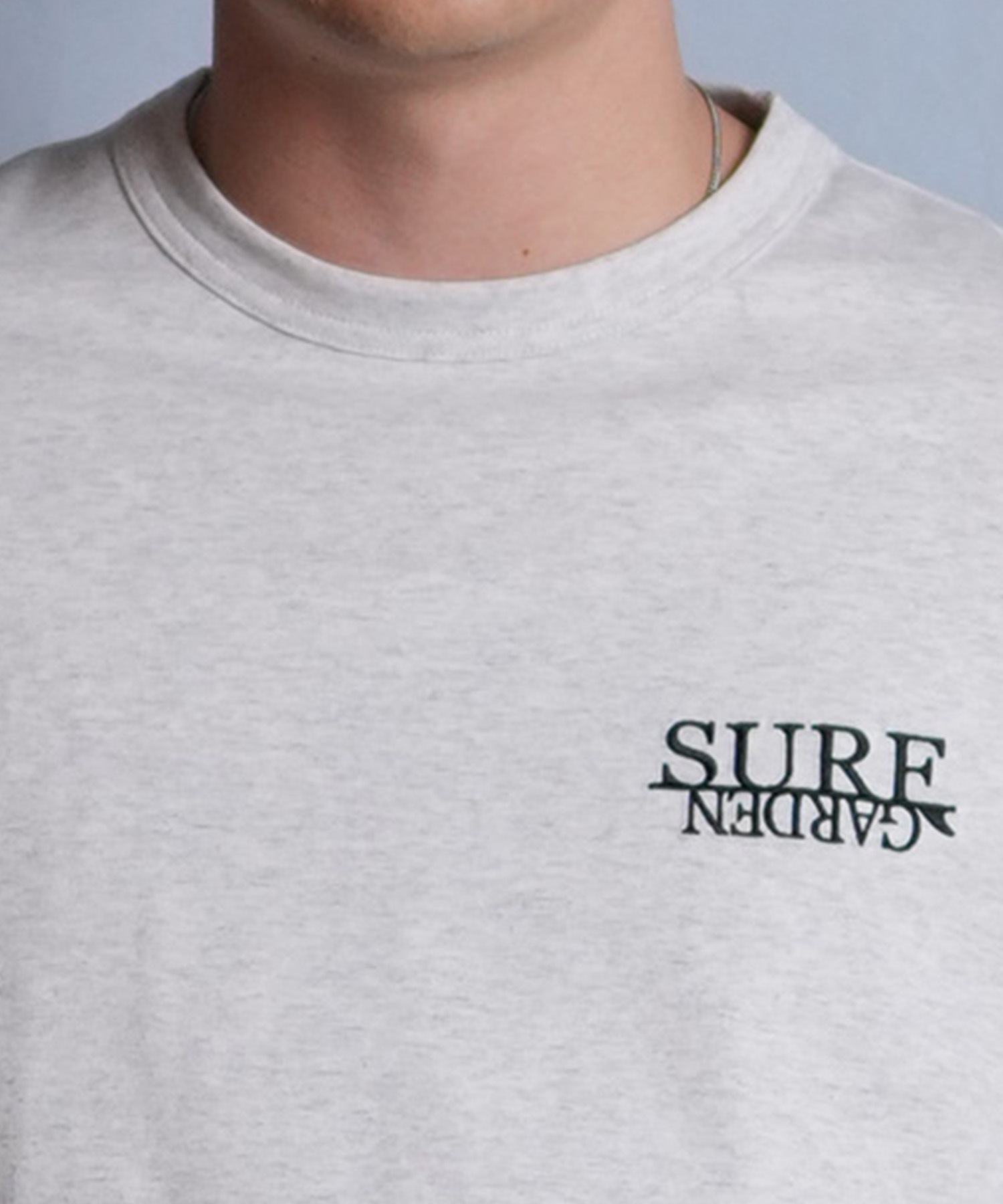 DEAR LAUREL ディアローレル 長袖 Tシャツ ロンT メンズ バックプリント SURF GARDEN LONG SLEEVE D25F-2201(BLK-M)