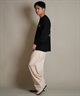 DEAR LAUREL ディアローレル 長袖 Tシャツ ロンT メンズ バックプリント SURF GARDEN LONG SLEEVE D25F-2201(BLK-M)
