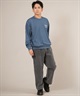 DEAR LAUREL ディアローレル トレーナー スウェット メンズ 刺? 速乾 軽量 薄手 D25F-2203 ムラサキスポーツ限定(GRAY-M)