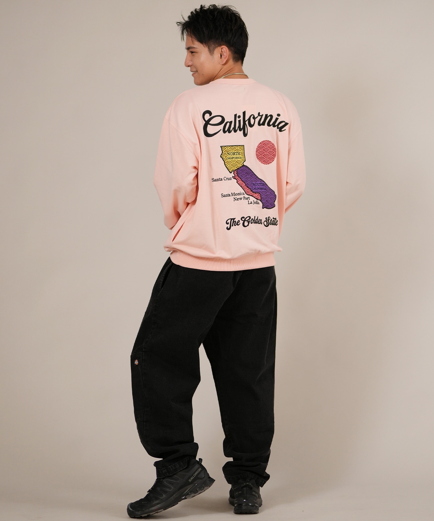 ／171 rough ラフ キャンディ トレーナー OUTLET】RVCA レディース ARCH COLLEGE CROPPED CREW トレーナー