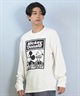 DEAR LAUREL ディアローレル × Disney ディズニー × JM コラボ 長袖 Tシャツ ロンT メンズ ミッキー ドナルド DL25F-JM2203(WHT-M)