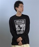 DEAR LAUREL ディアローレル × Disney ディズニー × JM コラボ 長袖 Tシャツ ロンT メンズ ミッキー ドナルド DL25F-JM2203(WHT-M)