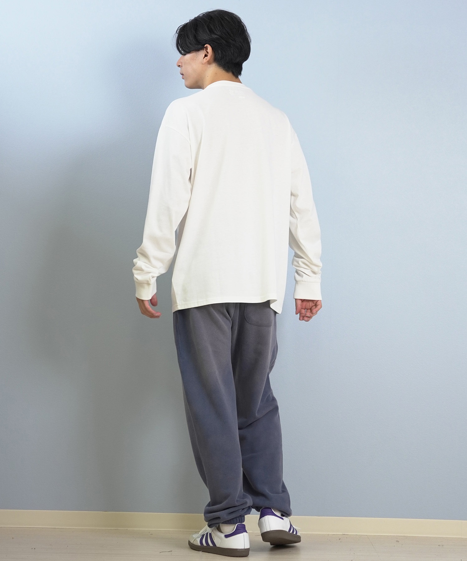 DEAR LAUREL ディアローレル × Disney ディズニー × JM コラボ 長袖 Tシャツ ロンT メンズ ミッキー ドナルド DL25F-JM2203(WHT-M)