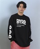 DEAR LAUREL ディアローレル × BYRD バード コラボ 長袖 Tシャツ ロンT メンズ バックプリント DL25F-BYRD01(WHT-M)