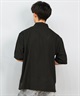 DEAR LAUREL ディアローレル 半袖 シャツ メンズ キューバシャツ 刺繍 D25S2402(BLK-M)